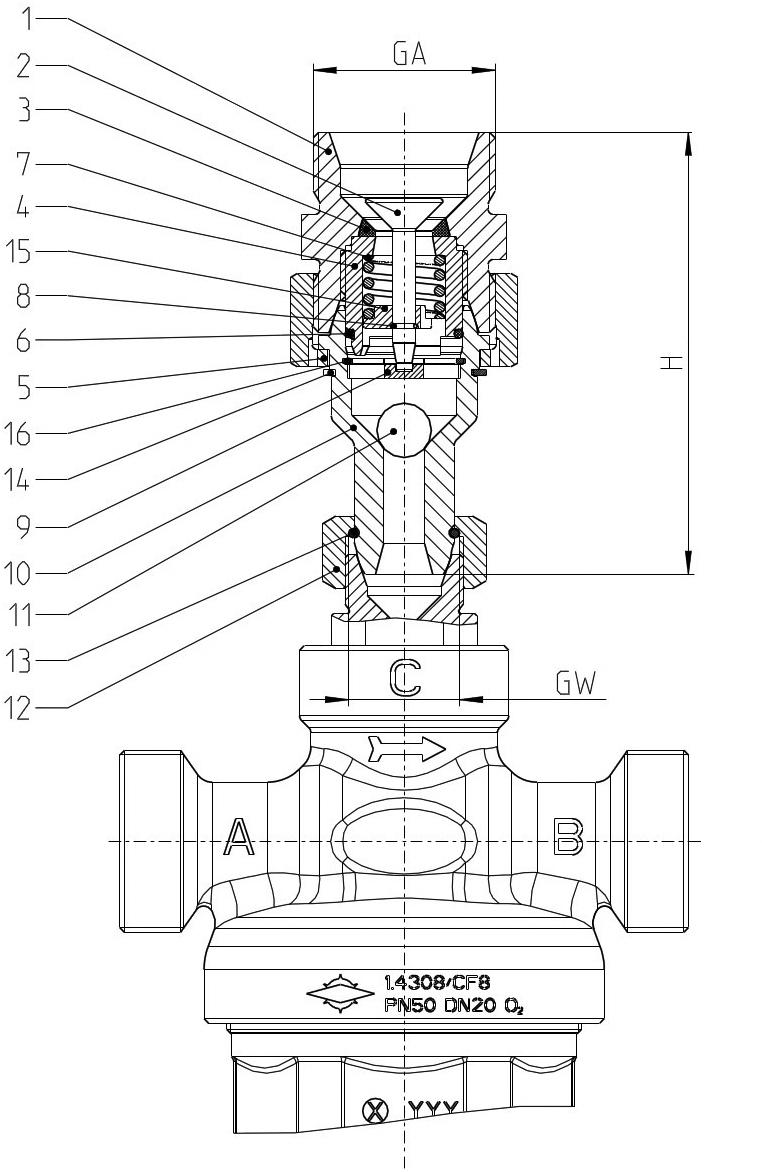 T118 型 - 截止阀