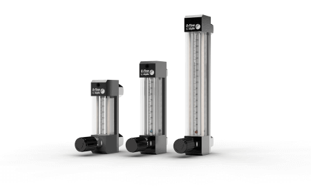 Variable Area Flowmeters Q-Flow with 3 measuring tube sizes